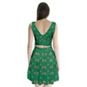 Water Lilies In The Soft Clear Warm Tropical Sea Split Back Mini Dress  View2