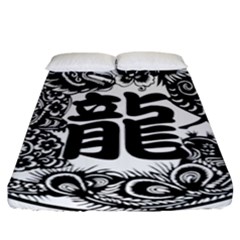 Chinese-dragon Fitted Sheet (california King Size)