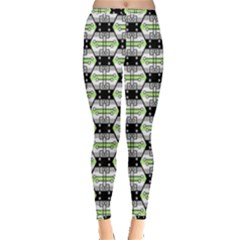 Hackers Town Void Mantis Hexagon Agender Pride Flag Inside Out Leggings by WetdryvacsLair