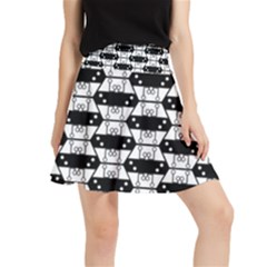 Hackers Town Void Mantis Hexagon Agender Rumpus Parable Pride Flag Waistband Skirt by WetdryvacsLair