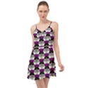 Hackers Town Void Mantis Hexagon Asexual Ace Pride Flag Summer Time Chiffon Dress View1