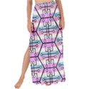 Hackers Town Void Mantis Hexagon Bigender Pride Flag Maxi Chiffon Tie-Up Sarong View1