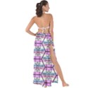 Hackers Town Void Mantis Hexagon Bigender Pride Flag Maxi Chiffon Tie-Up Sarong View2