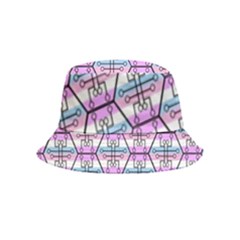 Hackers Town Void Mantis Hexagon Bigender Pride Flag Bucket Hat (kids) by WetdryvacsLair