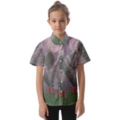 Purple Haze  Kids  Short Sleeve Shirt by Hayleyboop