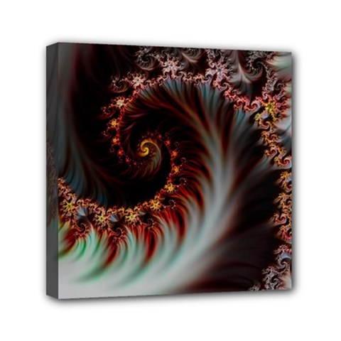 Digital-fractal-fractals-fantasy Mini Canvas 6  X 6  (stretched)