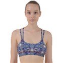 Abstract pouring Line Them Up Sports Bra View1
