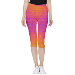 Sunrise Destiny Inside Out Lightweight Velour Capri Leggings  by Thespacecampers