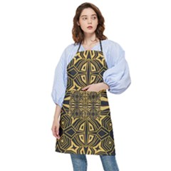 Abstract Pattern Geometric Backgrounds Pocket Apron by Eskimos