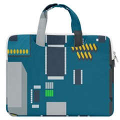 Amphisbaena Two Platform Dtn Node Vector File Macbook Pro 13  Double Pocket Laptop Bag by Sapixe