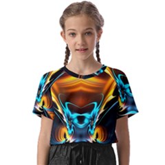 Duck-crazy-duck-abstract Kids  Basic Tee