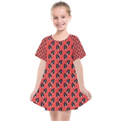 Glowing Leafs Kids  Smock Dress by Sparkle