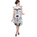 IM Fourth Dimension Black White 4 Tie Up Tunic Dress View2