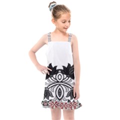 Im Fourth Dimension Black White 6 Kids  Overall Dress by imanmulyana