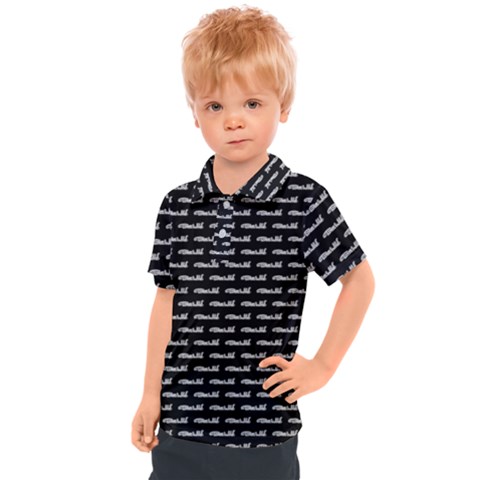 Be Wild Text Motif Pattern Kids  Polo Tee by dflcprintsclothing