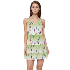 Effect Short Frill Dress by nateshop
