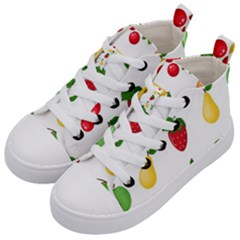 Fruits Kids  Mid-top Canvas Sneakers by nateshop