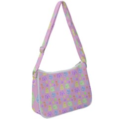 Dungeons And Cuties Zip Up Shoulder Bag by thePastelAbomination