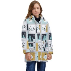 Advent Calendar Kid s Hooded Longline Puffer Jacket by Sapixe