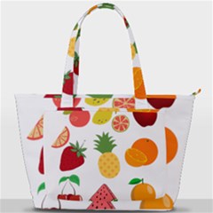 Fruits Cartoon Back Pocket Shoulder Bag  by Sapixe