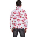 Pink Watermeloon Men s Puffer Bubble Jacket Coat View4