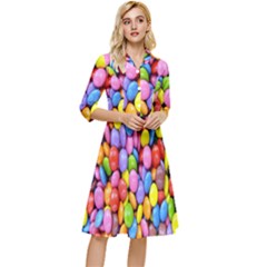 Candy Classy Knee Length Dress by nateshop