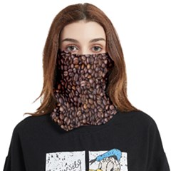 Coffee Beans Food Texture Face Covering Bandana (two Sides) by artworkshop