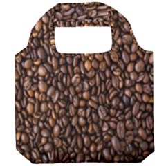 Coffee Beans Food Texture Foldable Grocery Recycle Bag by artworkshop