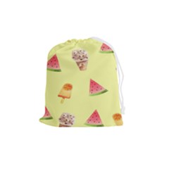 Ice-cream Drawstring Pouch (medium) by nateshop