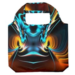 Duck-crazy-duck-abstract Premium Foldable Grocery Recycle Bag by Jancukart