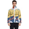 Wave Fish Koi Splash Character Men s Bomber Jacket View1