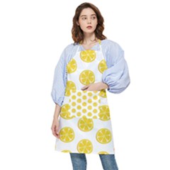 Fruit Food Juicy Organic Yellow Pocket Apron by Wegoenart