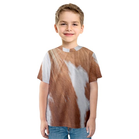 Horse Coat Animal Equine Kids  Sport Mesh Tee by artworkshop