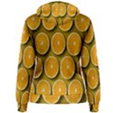 Orange Slices Cross Sections Pattern Women s Pullover Hoodie View2