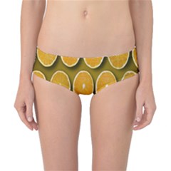 Orange Slices Cross Sections Pattern Classic Bikini Bottoms by artworkshop