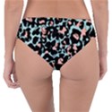 Blue And Pink Jaguar Dots Leopard Black And White Leopard Print Jaguar Dots Reversible Classic Bikini Bottoms View2