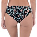 Blue And Pink Jaguar Dots Leopard Black And White Leopard Print Jaguar Dots Reversible Classic Bikini Bottoms View4