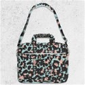 Blue And Pink Jaguar Dots Leopard Black And White Leopard Print Jaguar Dots MacBook Pro 13  Shoulder Laptop Bag  View1