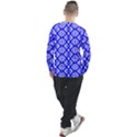 Portuguese Tiles Vibes Plaids Men s Long Sleeve Raglan Tee View2