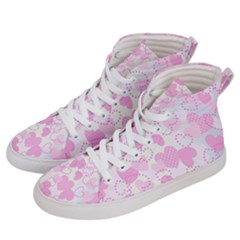 Valentine-background-hearts-bokeh Women s Hi-top Skate Sneakers by Zezheshop