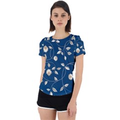 Illustration Pattern Abstract Wallpaper Design Back Cut Out Sport Tee by Wegoenart