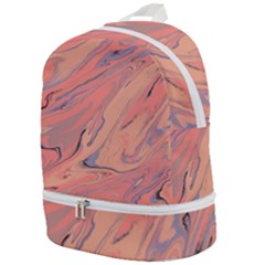 Illustration Background Light Abstract Texture Zip Bottom Backpack by Wegoenart