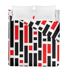 Illustration Background Geometric Pattern Duvet Cover Double Side (full/ Double Size) by Wegoenart