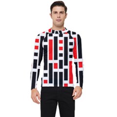 Illustration Background Geometric Pattern Men s Long Sleeve Rash Guard by Wegoenart