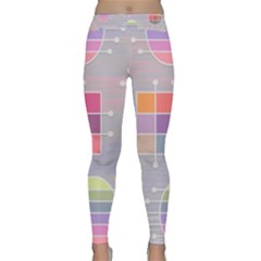 Illustration Pastel Shape Geometric Classic Yoga Leggings by Wegoenart