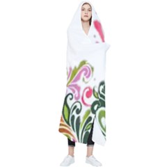 Im Fourth Dimension Colour 31 Wearable Blanket by imanmulyana