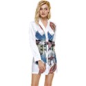 IM Fourth Dimension Colour 60 Long Sleeve Satin Robe View1