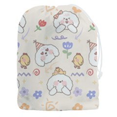 Chicken Dog Flower Sun Pattern Drawstring Pouch (3xl) by Sudhe