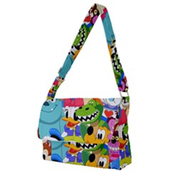 Illustration Cartoon Character Animal Cute Full Print Messenger Bag (s) by Sudhe