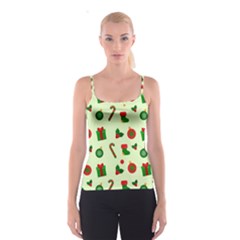 Illustration Festive Background Holiday Background Spaghetti Strap Top by Amaryn4rt